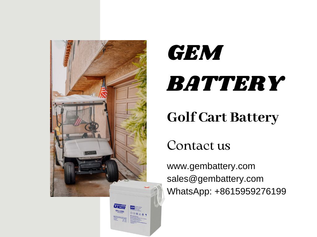 Elektrický pohon 6V baterie golfového vozíku