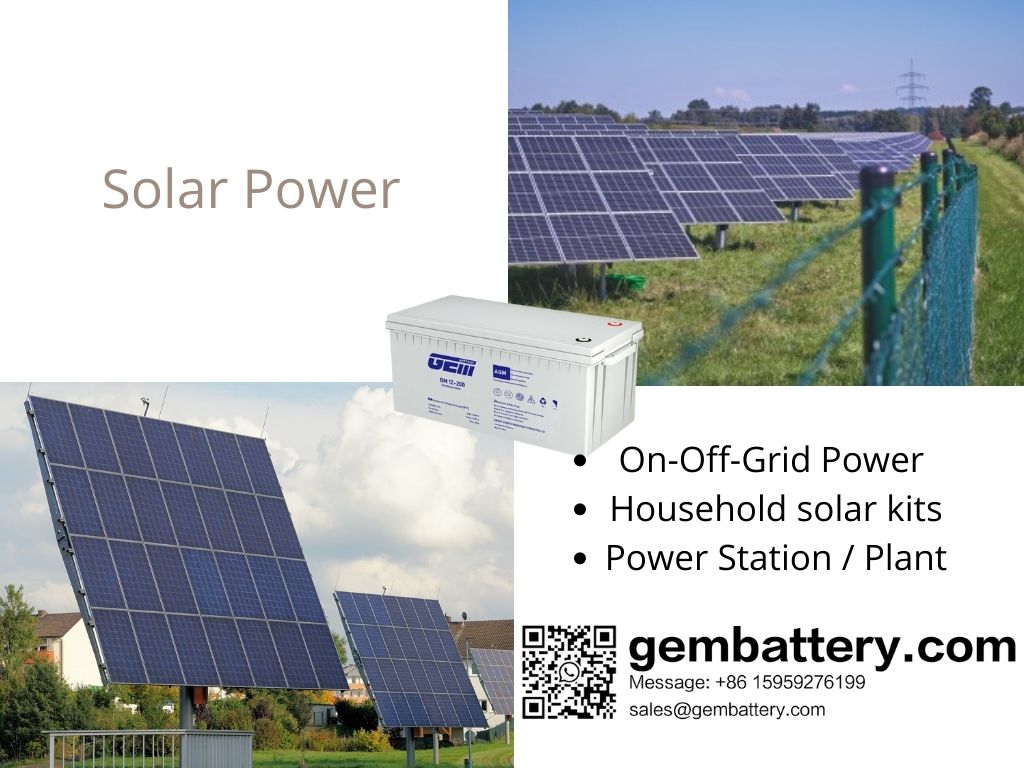 GEM Battery Speciální akumulátory solární energie řady GM