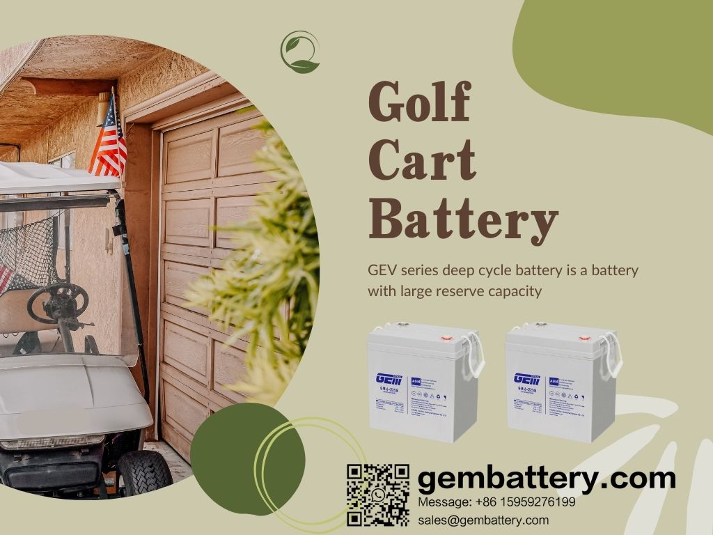 baterie golfového vozíku