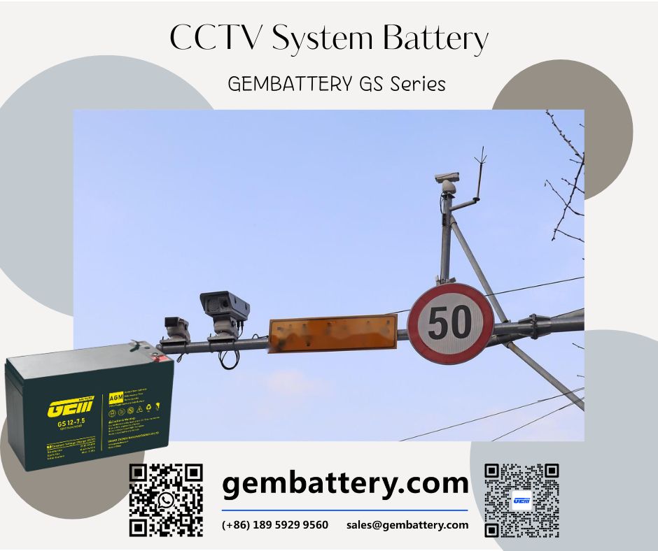 Baterie CCTV systému