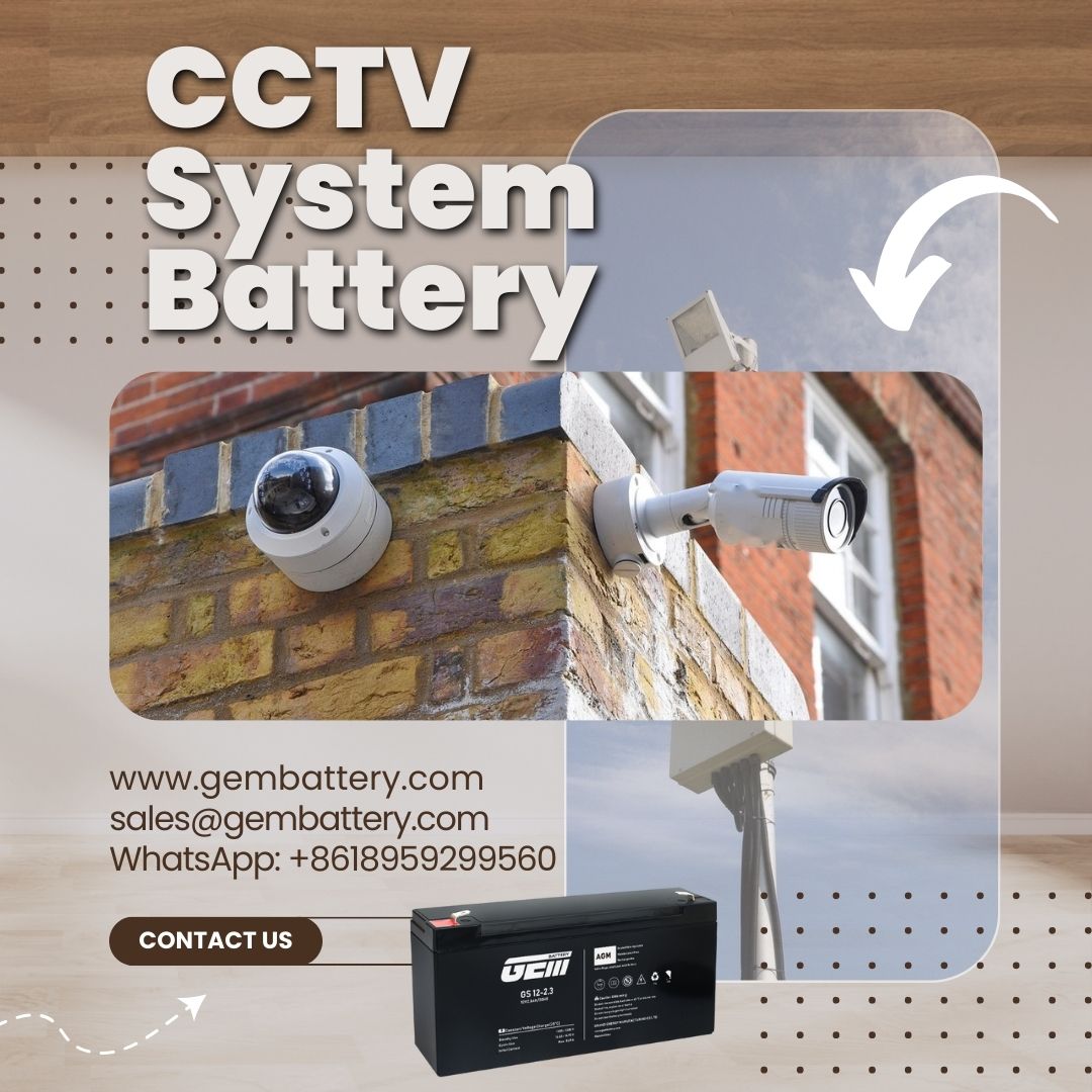 CCTV system battery
