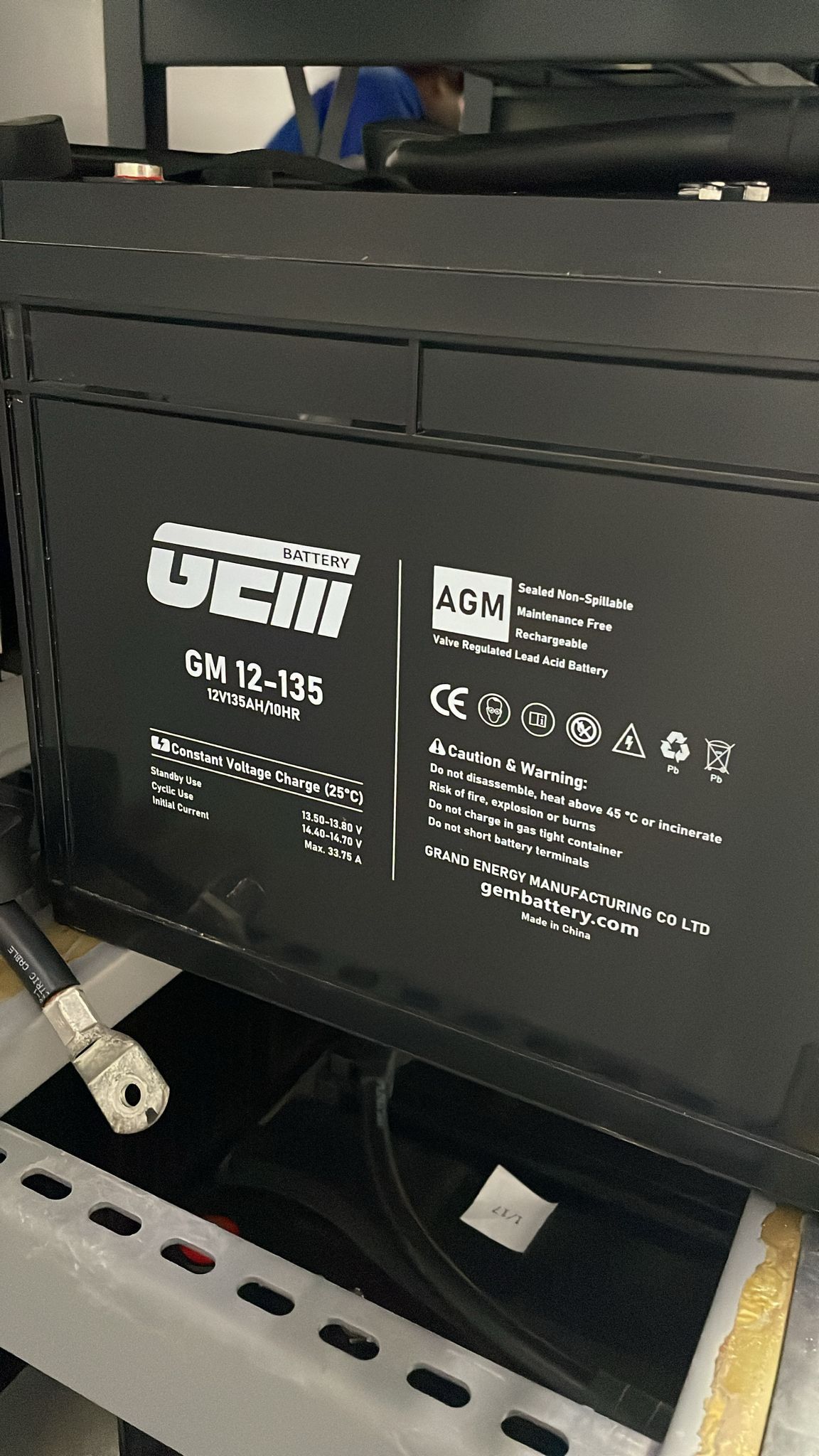 12V135AH data center batteries