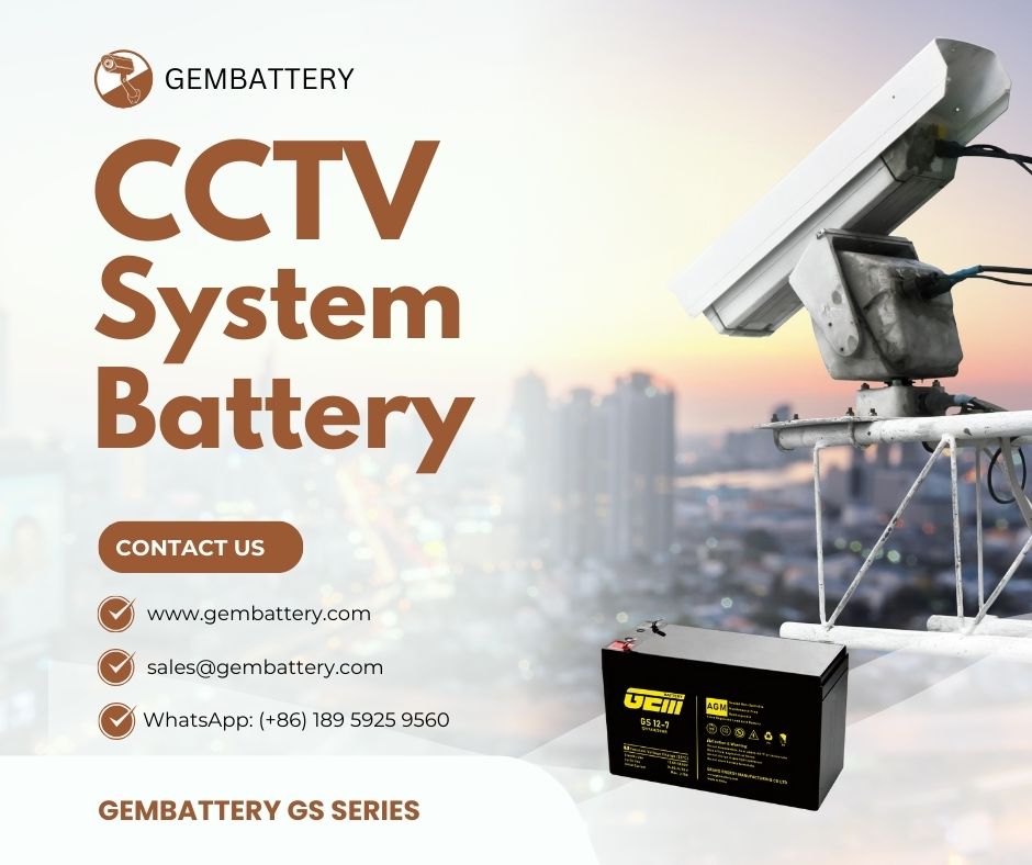 CCTV system battery