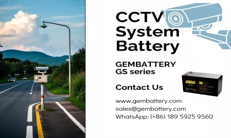 Extrémní odolnost, dlouhá výdrž baterie, snadná údržba! Baterie GEMBATTERY pro CCTV