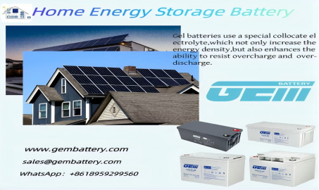 Gelové baterie dělají domácí skladování energie bezpečnější a efektivnější
