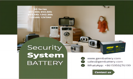 Baterie domácího bezpečnostního systému řady GS: chraňte svůj domov a chraňte svou bezpečnost