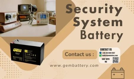 GEMBATTERY GS Series:Compact AGM Backup Power for Reliable Security Systems