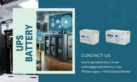 Baterie GEMBATTERY UPS otevírají novou éru nepřerušitelného napájení