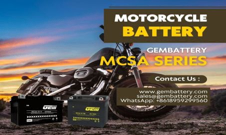 GEMBATTERY MCSA series: injecting powerful power into your motorcycle