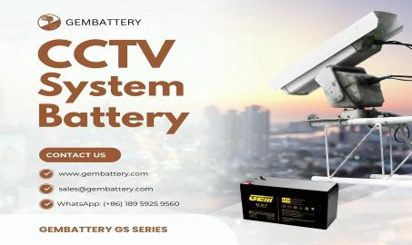 Olověné baterie GEMBATTERY řady GS pro CCTV, základní kámen bezpečnostního monitorování